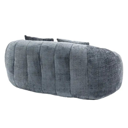 Canapé Compressé 2 Places En Chenille - Gris