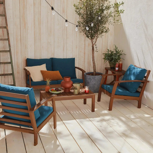 Ushuaia Salon de jardin bois d'acacia 4 places